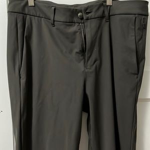 Lululemon commission pants size 33 hemmed to 29 inch length. Chocolate brown